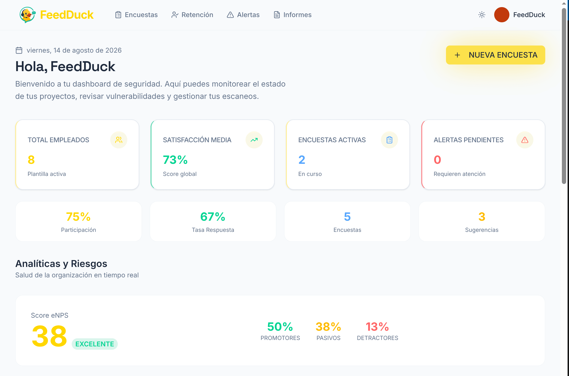 Encuestas y feedback en tiempo real