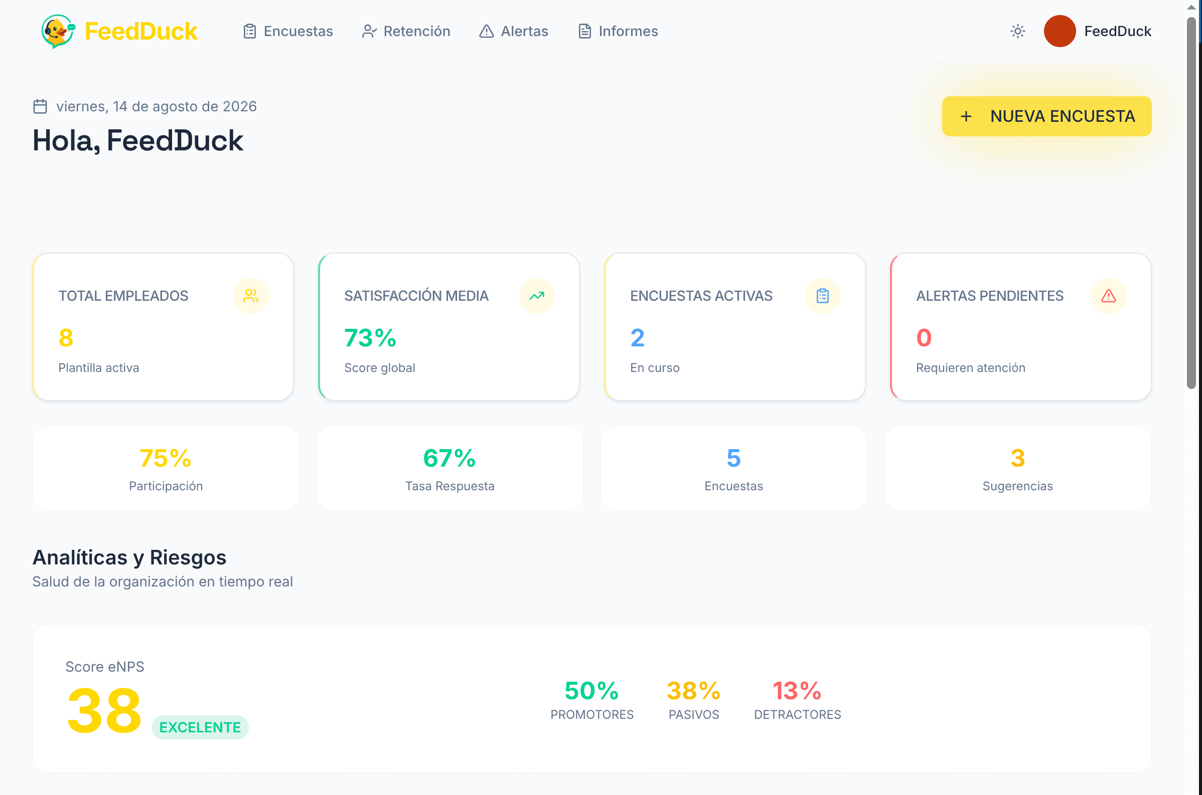 Encuestas y feedback en tiempo real